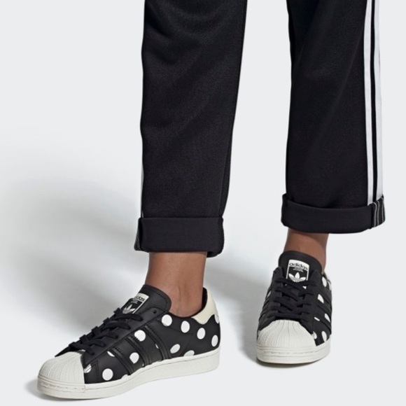 adidas superstar polka dot